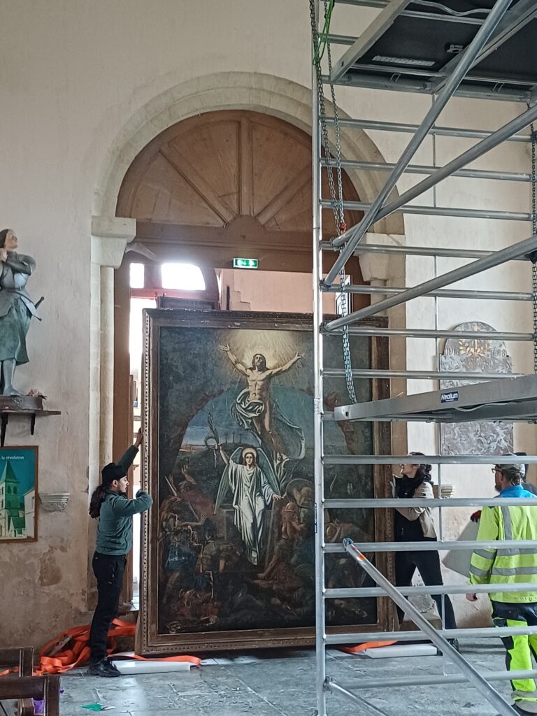 Dépose tableau St Révérien