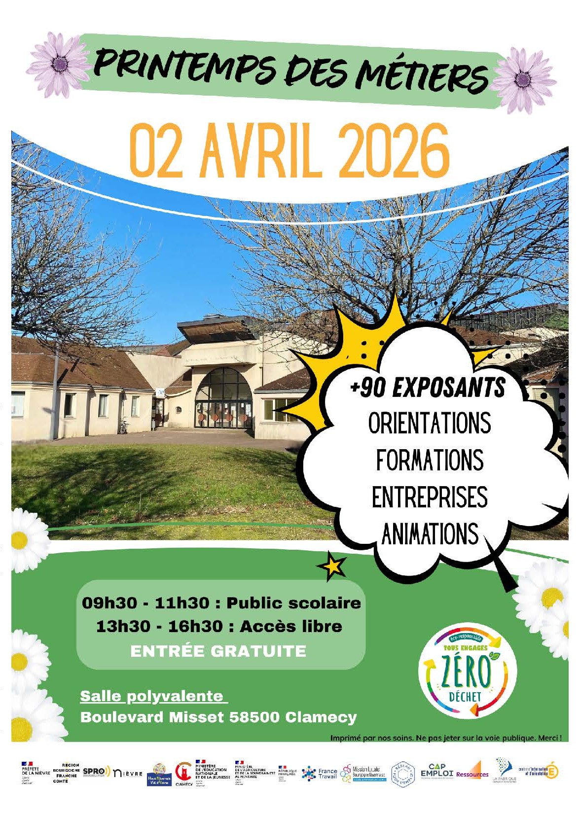 affiche printemps des métiers 2026